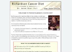 The Richardson Cancer Diet