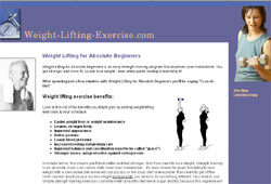 Weight Lifting for Absolute Beginners