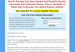 Developing Psychic Powers