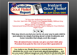 The Ultimate Gout Relief Report