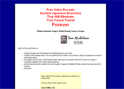 The Amazing Carpal Tunnel Cure