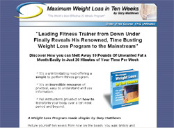 Maximum Weight Loss in Ten Weeks