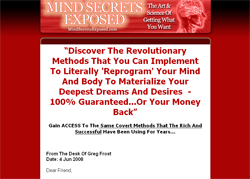Mind Secrets Exposed: The Art & Science Of Getting What You Want
