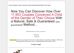 How To Choose The Gender of Your Baby