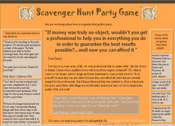 Scavenger Hunt Party Game