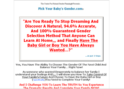 Pick Your Babys Gender .com