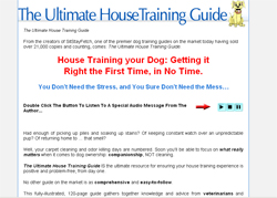 The Ultimate House Training Guide