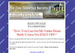 Tax Lien Lady's Tax Lien Investing Secrets II