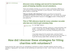 Fill Your Charity With Volunteers