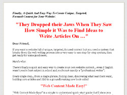 Web Content Made Easy