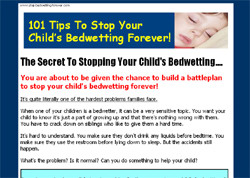 101 Tips to Stop Your Child's Bedwetting Forever