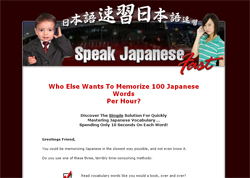Speak Japanese Fast