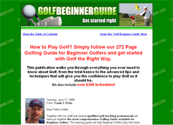 Golf Beginner Guide