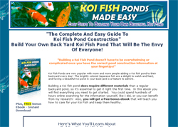 Koi Fish Ponds Made Easy