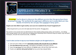 Affiliate Project X