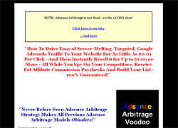 Adsense Arbitrage Voodoo