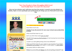 101 Secrets Of A Microsoft Excel Addict