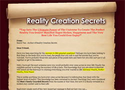 Reality Creation Secrets