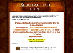 Secret Affiliate Code