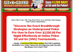 Sit-N-Go Pro Handbook