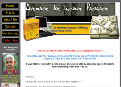Average Joe Income Package