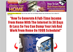 Working From Home: 3 Quick And Easy Ways To Make Money From Home...On The Internet!