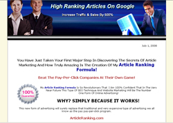 Article Ranking Formula