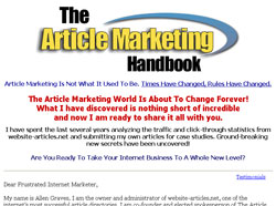 The Article Marketing Handbook