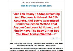 How To Pick Your Baby’s Gender