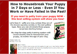 How to Housebreak Your Puppy In As Little As 7 Days!