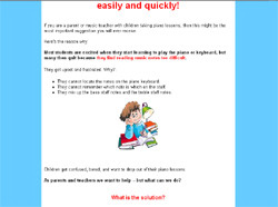 Reading Music Notes With Ease for the Earliest Beginner