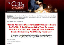 Second Chance Romance : How To Easily Win Your Ex Back Now!