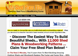 My Shed Plans Elite: Complete Shed Plans & Woodworking Course