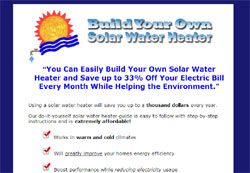 DIY Solar Water Heater