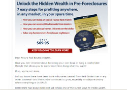 Unlock the Hidden Wealth in Pre-Foreclosures Home Study Program