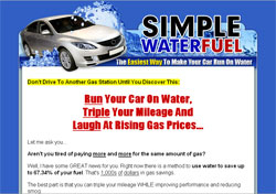 SimpleWaterFuel: The Easiest Way To Make Your Car Run On Water