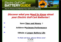 Electric Golf Cart Battery Guide