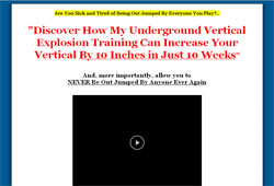 Vertical Explosion Training Program