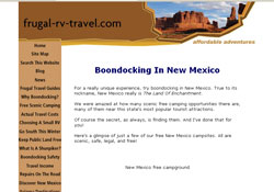 RV Boondocking In New Mexico: A Frugal Shunpiker's Guide