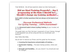 Advanced Guide to Base Cycling Training