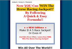 Win The Horse Racing Jackpot!!