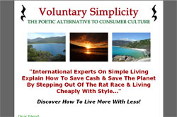 Voluntary Simplicity: The Poetic Alternative to Consumer Culture