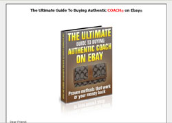 The Ultimate Guide to Buying Authentic Coach on Ebay