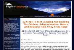 The Beginner's Guide To Getting You Started With Comfortable Tent Camping In 12 Easy AffordableStep