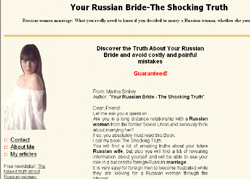 Your Russian Bride - The Shocking Truth