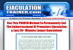 The Ejaculation Trainer: The Only Way To Permanently Cure Premature Ejaculation