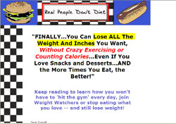 Real People Don't Diet: Stop Dieting, Start Eating!