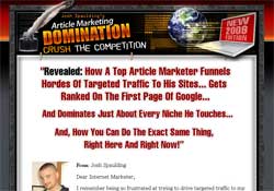 Article Marketing Domination