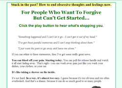 The Magic of Forgiveness