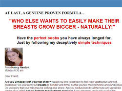 How I Made My Breasts Grow Bigger Naturally